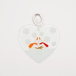 Pendente Boneco de neve coração