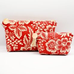 Red Índia Chita Purse