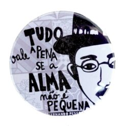 Pin / Íman Abre Cápsulas Fernando Pessoa "Alma"