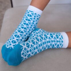 Blue Tile Children's Socks
