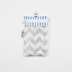 Bolsa para telemóvel Chevron Azul
