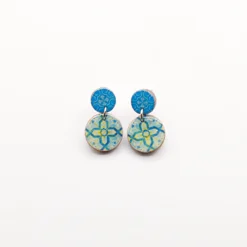 Brincos azulejo