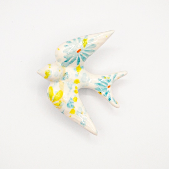 Swallow - Flowers