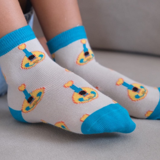 Children's Portuguese Guitar Socks - Image 2