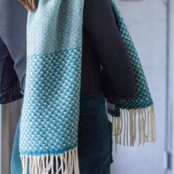 Cachecol em lã Nuvem/Andorinha