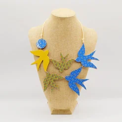 Colar Andorinhas e Azulejo